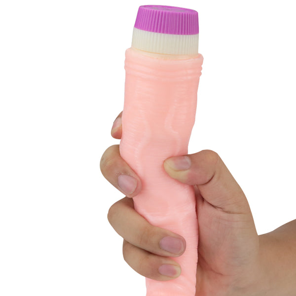 Realistic Huge Dildo Nude Color Artifical Clitoris Latex